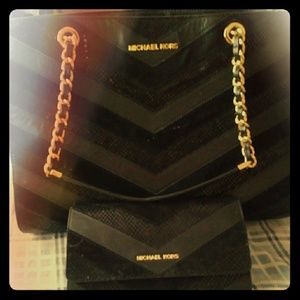 Micheal kors hand bag an matching wallet